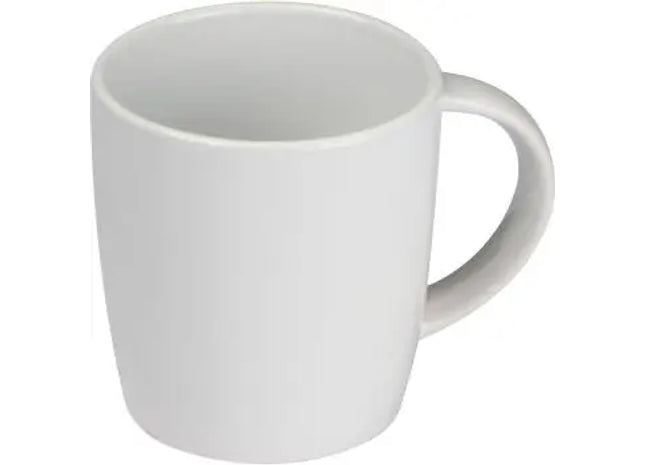 Elegante 300ml Keramiktasse - weiß Stilvolle Tasse für Kaffee, Tee & heiße Getränke TK Gruppe® Grosshandel 