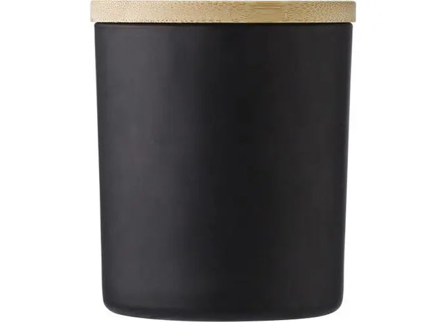 Elegante Glaskerze Josiah - Zeitloses Schwarz für stilvolle Akzente TK Gruppe® Grosshandel 