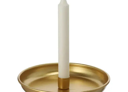 Elegante Goldene Dekoschale mit Kerzenständer, L, Durchmesser 18,5 cm TK Gruppe® Grosshandel 