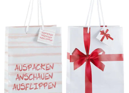 Elegante Große Geschenktüten, 2er-Set, 32cm – Ideal für Jeden Anlass TK Gruppe® Grosshandel 