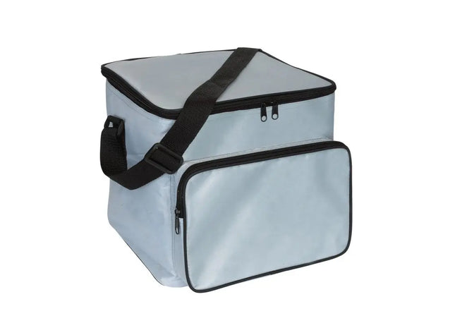 Elegante Kühltasche Ice in Silbergrau, kompakt und funktional TK Gruppe® Grosshandel 