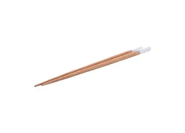 Elegante Nesty Essstäbchen - Natur & Weiß, Nachhaltiges Besteck für asiatische Küche TK Gruppe® Grosshandel 