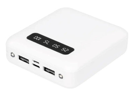 Elegante Powerbank PRECIOUS - Weiß, Hochwertiger Tragbarer Akku TK Gruppe® Grosshandel 