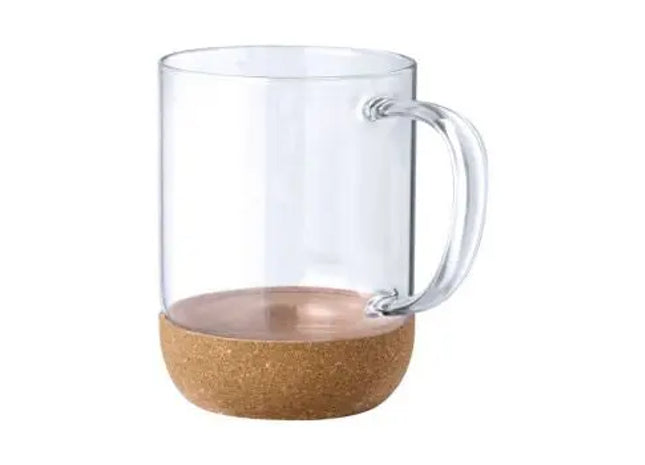 Elegante Saryne Tasse 450 ml - Transparent Stilvoller & großzügiger Trinkgenuss TK Gruppe® Grosshandel 