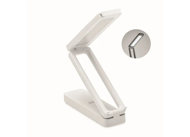 Elegante Tischleuchte mit integrierter Ladestation ESPURNA - Stilvolles Design, weiß TK Gruppe® Grosshandel 