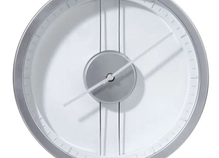 Elegante Wanduhr - Klassisches Weiß, Modernes Design, 30 cm Durchmesser TK Gruppe® Grosshandel 