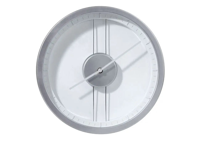 Elegante Wanduhr - Klassisches Weiß, Modernes Design, 30 cm Durchmesser TK Gruppe® Grosshandel 