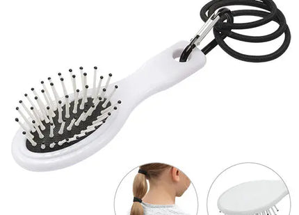 Elegante Zweifarbige Haarbürste – Weiß & Schwarz für Stylishes Pflegen TK Gruppe® Grosshandel 