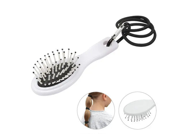 Elegante Zweifarbige Haarbürste – Weiß & Schwarz für Stylishes Pflegen TK Gruppe® Grosshandel 