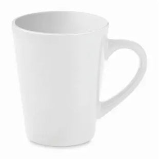Eleganter 180ml Keramik Kaffeebecher TAZA - weiß Hochwertige Tasse für Kaffee, Tee & mehr TK Gruppe® Grosshandel 