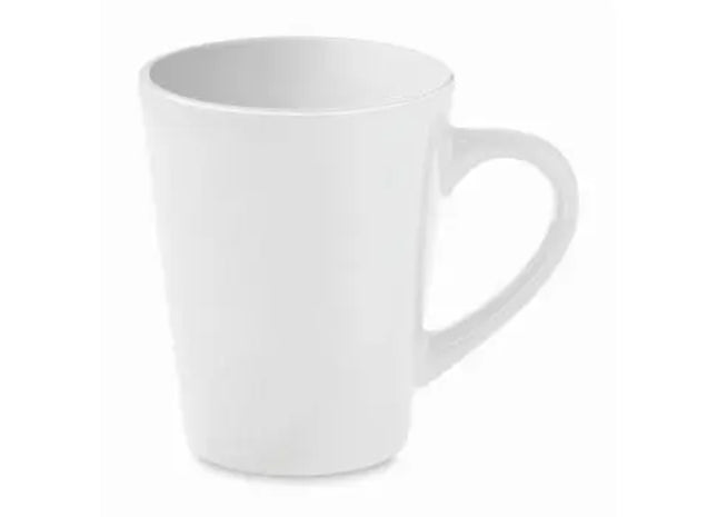 Eleganter 180ml Keramik Kaffeebecher TAZA - weiß Hochwertige Tasse für Kaffee, Tee & mehr TK Gruppe® Grosshandel 