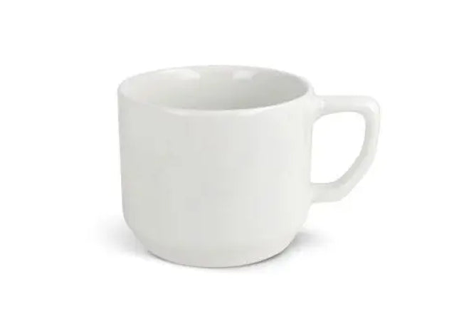 Eleganter Becher Bern 250 ml - Weiß Stilvoller und praktischer Trinkgenuss für jeden Tag TK Gruppe® Grosshandel 