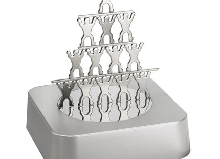 Eleganter Briefbeschwerer REFLECTS-PINHAIS in Silberoptik - Stilvolles Bürozubehör TK Gruppe® Grosshandel 