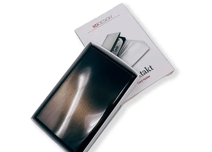 Eleganter Kontakt Visitenkartenhalter, Restposten - Grau TK Gruppe® Grosshandel 