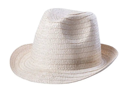 Eleganter Licem Strohhut in Naturfarbe - Zeitloser Sonnenschutz für jeden Anlass TK Gruppe® Grosshandel 