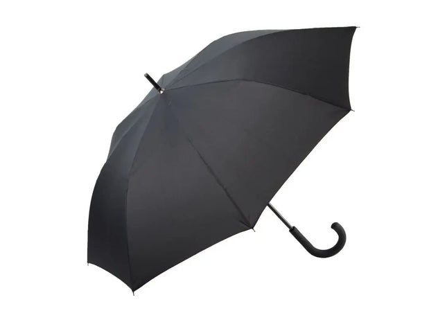 Eleganter Mousson Regenschirm - Schwarz, Windfest & Langlebig TK Gruppe® Grosshandel 