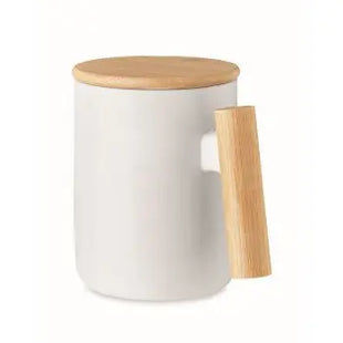 Eleganter Porzellanbecher 380 ml - Weiß MAJEST Design Stilvoller und luxuriöser Trinkgenuss TK Gruppe® Grosshandel 