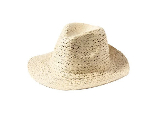 Eleganter Randolf Strohhut - Natürlicher Hut für Damen und Herren - Sommermode Accessoire TK Gruppe® Grosshandel 