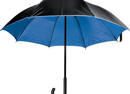 Eleganter Regenschirm mit doppelter Polyesterbespannung – Blau, Stilvoll & Robust TK Gruppe® Grosshandel 