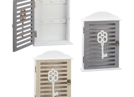 Eleganter Schlüsselkasten im 2er-Set, ca. 28cm hoch - Stilvolle Aufbewahrung für Schlüssel TK Gruppe® Grosshandel 