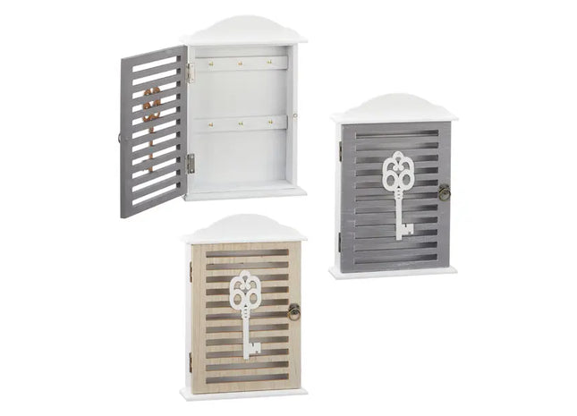 Eleganter Schlüsselkasten im 2er-Set, ca. 28cm hoch - Stilvolle Aufbewahrung für Schlüssel TK Gruppe® Grosshandel 