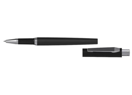 Eleganter Snooker Tintenroller - Schwarz, Softtouch-Griff, Premium Rollerball Stift für Präzises Schreiben TK Gruppe® Grosshandel 