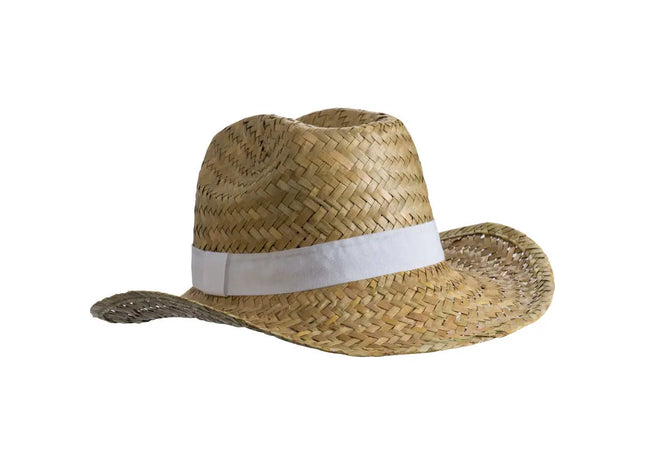 Eleganter Sommerhut Summerside - Weißer Strohhut für Damen und Herren - Stilvolles Accessoire TK Gruppe® Grosshandel 
