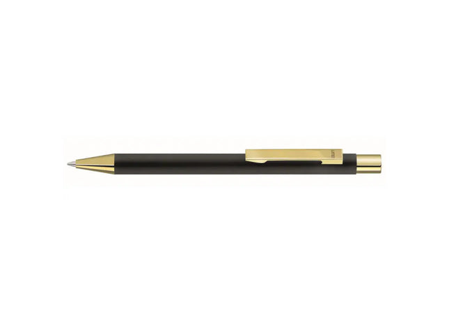 Eleganter Straight Go Druckkugelschreiber - nachfüllbar, ergonomischer Kugelschreiber - schwarz TK Gruppe® Grosshandel 