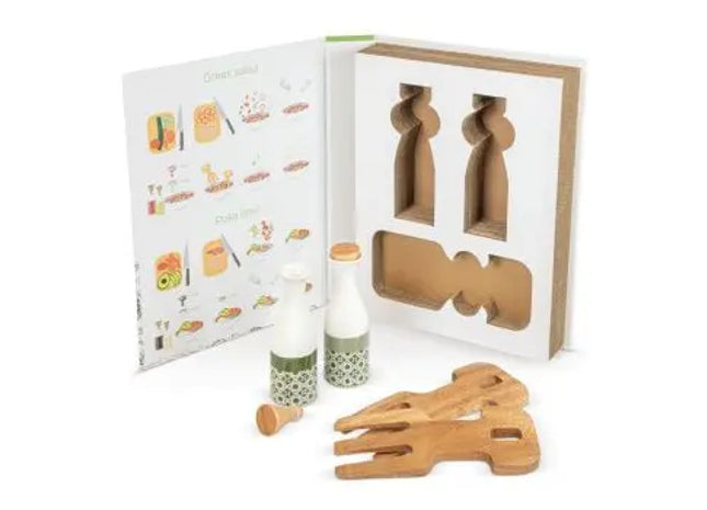 Elegantes 2-teiliges Öl- und Essig-Set - Holz, Stilvolle Aufbewahrung und Servierung TK Gruppe® Grosshandel 