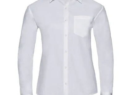 Elegantes Damen Poplin-Hemd aus Reiner Baumwolle, Langarm TK Gruppe® Grosshandel 