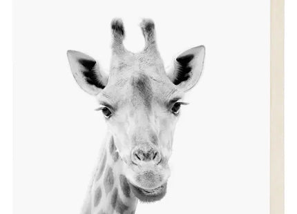 Elegantes Giraffen-Bild zum Aufstellen, 15x15 cm - Stilvoller Dekorationsartikel TK Gruppe® Grosshandel 