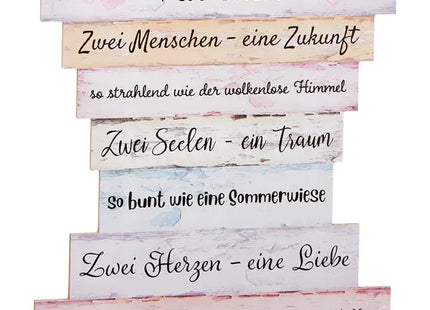 Elegantes Hochzeitsbild, 30x32 cm - Ideales Andenken für besondere Momente TK Gruppe® Grosshandel 
