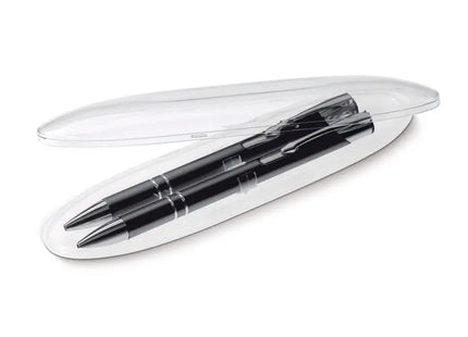 Elegantes Schreibset Alicante Plus – Hochwertiges Set in Schwarz für stilvolles Schreiben TK Gruppe® Grosshandel 