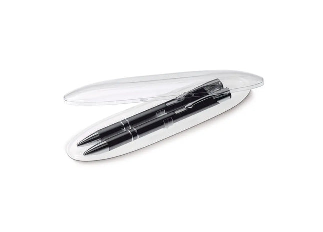 Elegantes Schreibset Alicante Plus – Hochwertiges Set in Schwarz für stilvolles Schreiben TK Gruppe® Grosshandel 