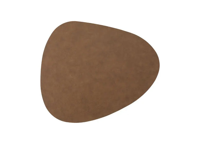 Elegantes Tischset aus PVC - Stone Lederoptik, Hellbraun, Robuste & Stilvolle Tischunterlage TK Gruppe® Grosshandel 