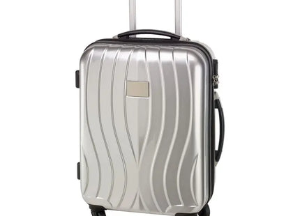Elegantes Trolley-Bordcase ST. TROPEZ - Stilvolles Handgepäck in Silber TK Gruppe® Grosshandel 