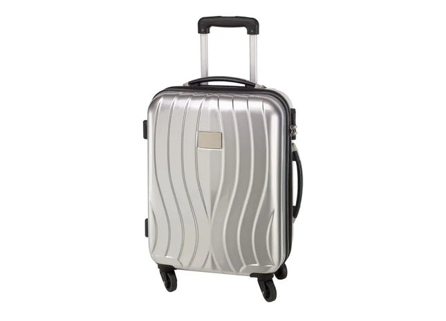 Elegantes Trolley-Bordcase ST. TROPEZ - Stilvolles Handgepäck in Silber TK Gruppe® Grosshandel 