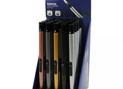 Elektrisches Gasbrenner Feuerzeug, 21 cm, 5 Farben sortiert TK Gruppe® Grosshandel 