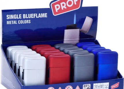 Elektrisches Jet-Flame Feuerzeug - Metall-Optik, im Displaykarton - Robust & Windfest TK Gruppe® Grosshandel 