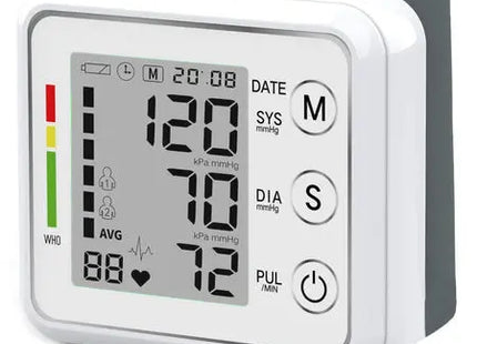 Elektronisches blutdruckmessgerät für das handgelenk lcd-gehäuse