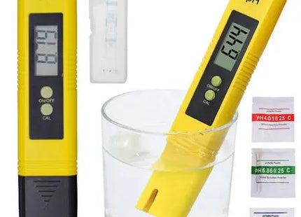 Elektronisches ph meter wasser tester kalibrierung