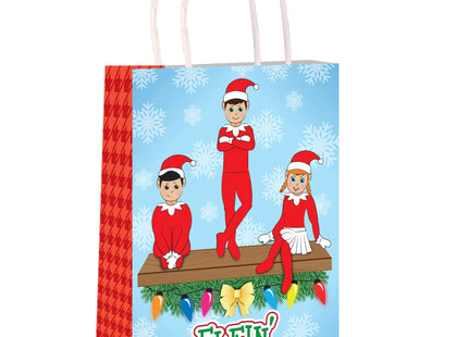 Elfin Runde Tasche Mit Griff 14x21x7 cm - Stilvolle Tragetasche TK Gruppe® Grosshandel 