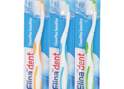 Elina 1-Pack CleanPlus Sensitive Medium Toothbrush TK Gruppe® Grosshandel 