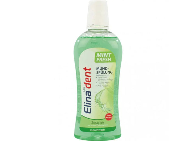 Elina 3-in-1 Minz-Mundspülung, 500ml - Umfassende Mundpflege für frischen Atem TK Gruppe® Grosshandel 