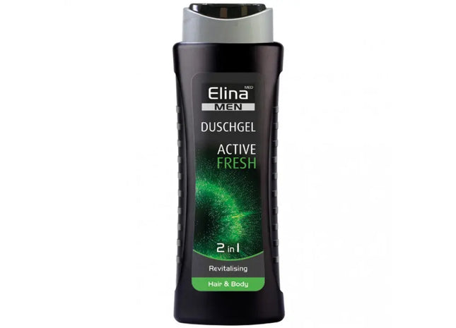Elina Active Fresh 2-in-1 Duschgel für Männer, 300ml, Belebende Körper- und Haarreinigung TK Gruppe® Grosshandel 