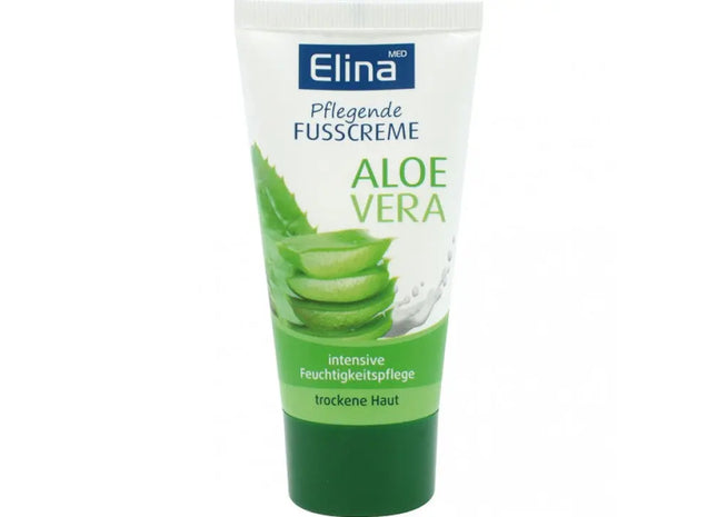 Elina Aloe Vera Fußcreme 50ml – Intensive Pflege und Feuchtigkeit TK Gruppe® Grosshandel 