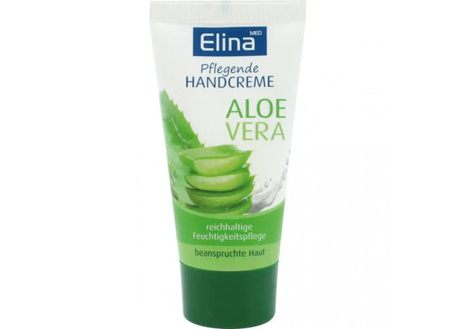 Elina Aloe Vera Handcreme 50ml in Tube – Feuchtigkeitsspendende Pflege TK Gruppe® Grosshandel 