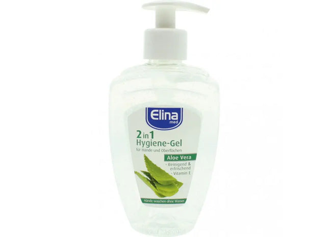 Elina Aloe Vera Pflegegel 300ml, 2in1 Hygiene- und Feuchtigkeitsgel TK Gruppe® Grosshandel 