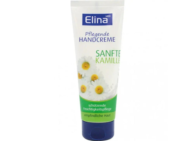 Elina Chamomile Hand Cream Tube 75ml - Moisturizing Lotion for Soft and Smooth Hands TK Gruppe® Grosshandel 