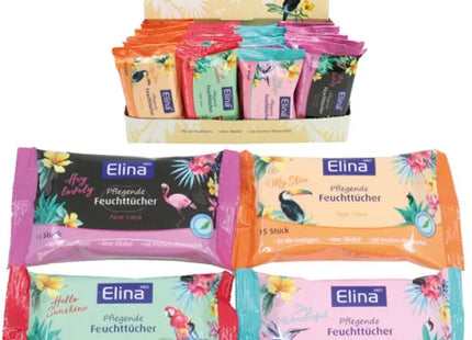 Elina Cloth Wipes 15-Pack - Moist Towelettes, 18x12cm, Gentle on Skin for Refreshing Clean TK Gruppe® Grosshandel 